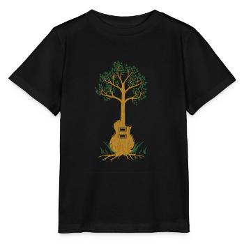 Guitare électrique guitare - T-shirt bio MINI CREATOR Stanley/Stella Enfant - noir - Devant - Mikhail (115cm)