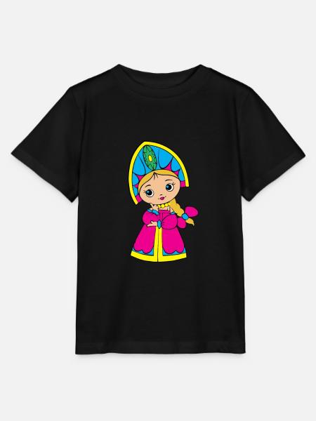 Matryochka Poupées Cadeaux Russes - T-shirt bio MINI CREATOR Stanley/Stella Enfant - noir