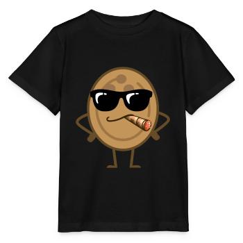 Cool coconut - Stanley/Stella MINI CREATOR Kids’ T-Shirt - black - Front - Mikhail (115cm)