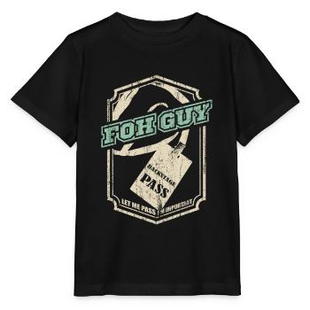 Techniciens du son Dicta teurs - T-shirt bio MINI CREATOR Stanley/Stella Enfant - noir - Devant - Mikhail (115cm)