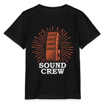 SOUND CREW Techniciens de l’événement - T-shirt bio MINI CREATOR Stanley/Stella Enfant - noir - Devant - Mikhail (115cm)