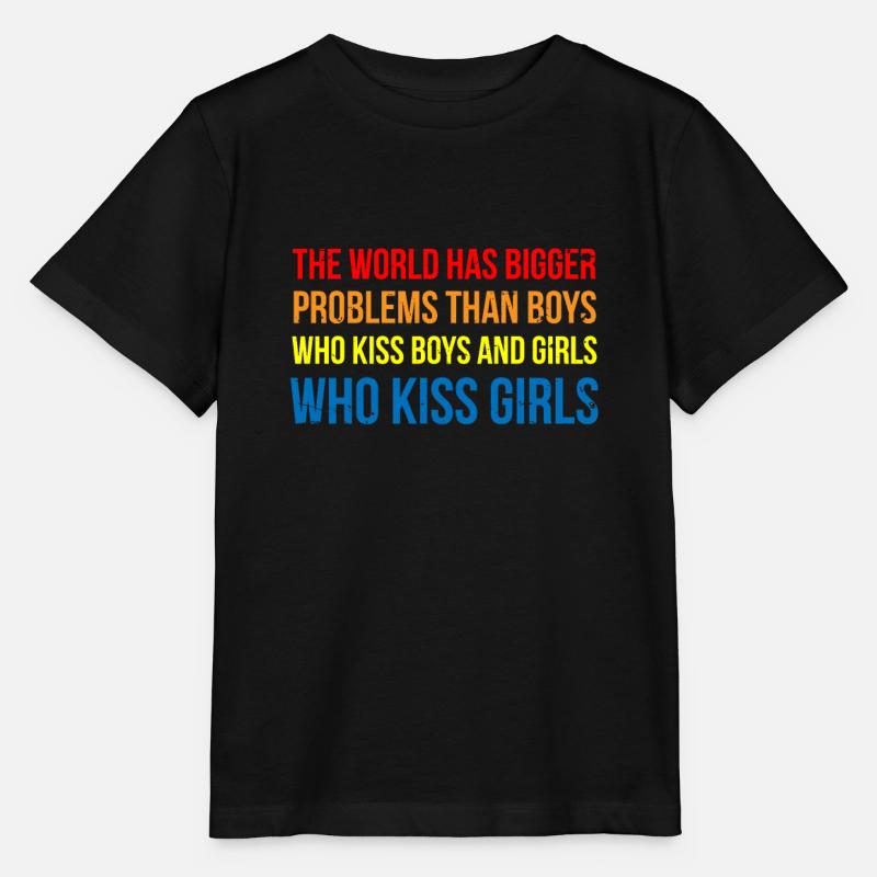 Rainbow Flag - Stanley/Stella Kinder T-Shirt MINI CREATOR - Schwarz