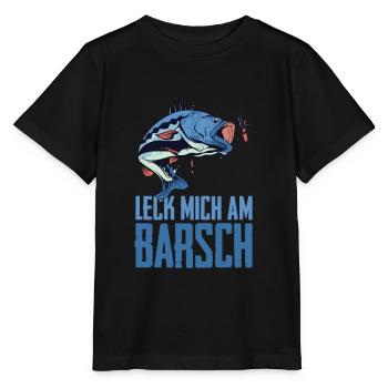 Angeln Barsch - Stanley/Stella Kinder T-Shirt MINI CREATOR  - Schwarz - Vorne - Mikhail (115cm)