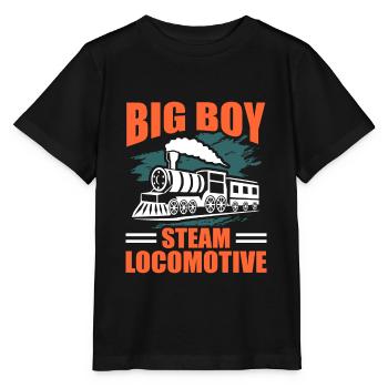 Train - T-shirt bio MINI CREATOR Stanley/Stella Enfant - noir - Devant - Mikhail (115cm)