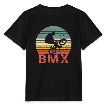 BMX Coureur vélo Patineur vélo VTT Fun - T-shirt bio MINI CREATOR Stanley/Stella Enfant - noir - Devant - Mikhail (115cm)