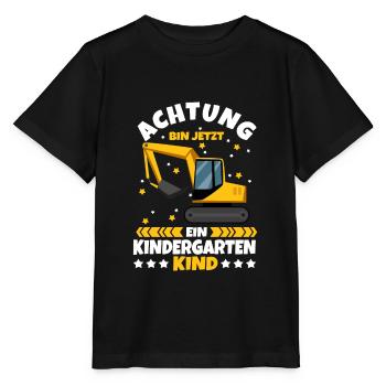 Ich Bin Jetzt Ein Kindergartenkind Kita Geschenk - Stanley/Stella Kinder T-Shirt MINI CREATOR  - Schwarz - Vorne - Mikhail (115cm)