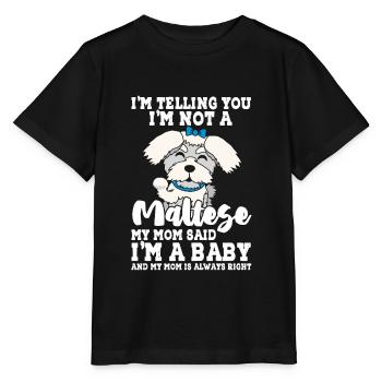 Malteser - Stanley/Stella Kinder T-Shirt MINI CREATOR  - Schwarz - Vorne - Mikhail (115cm)