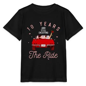 10th anniversary 10 years - Stanley/Stella MINI CREATOR Kids’ T-Shirt - black - Front - Mikhail (115cm)