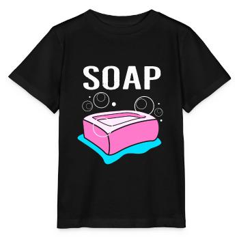Seife - Stanley/Stella Kinder T-Shirt MINI CREATOR  - Schwarz - Vorne - Mikhail (115cm)
