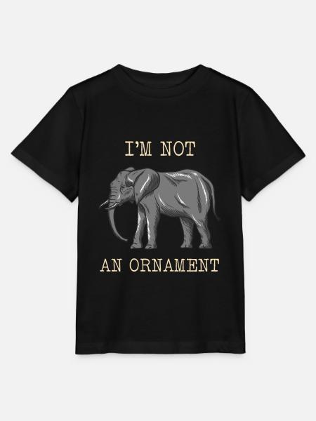 Elefant Tierschutz - Stanley/Stella Kinder T-Shirt MINI CREATOR - Schwarz