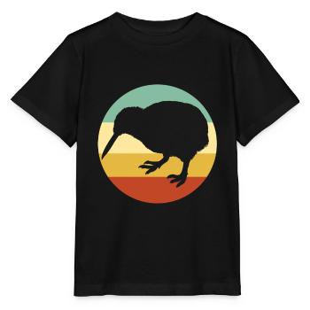 kiwi-oiseau kiwi - T-shirt bio MINI CREATOR Stanley/Stella Enfant - noir - Devant - Mikhail (115cm)
