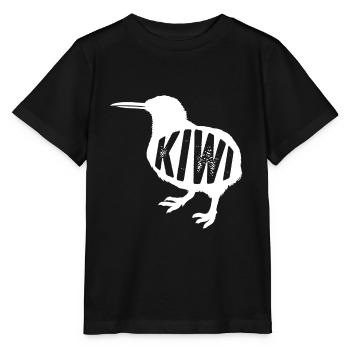 kiwi-oiseau kiwi - T-shirt bio MINI CREATOR Stanley/Stella Enfant - noir - Devant - Mikhail (115cm)