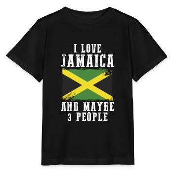 Jamaïque - T-shirt bio MINI CREATOR Stanley/Stella Enfant - noir - Devant - Mikhail (115cm)