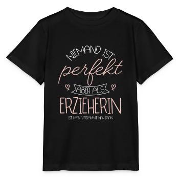 Erzieherin - Stanley/Stella Kinder T-Shirt MINI CREATOR  - Schwarz - Vorne - Mikhail (115cm)