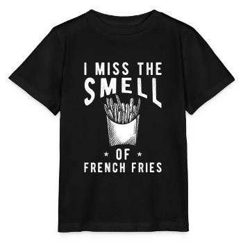 Frites de frites drôles - T-shirt bio MINI CREATOR Stanley/Stella Enfant - noir - Devant - Mikhail (115cm)