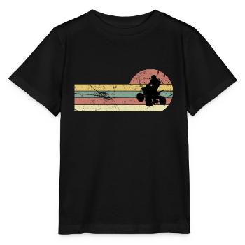 Quad Pilote Quad Motorsport Quad - T-shirt bio MINI CREATOR Stanley/Stella Enfant - noir - Devant - Mikhail (115cm)