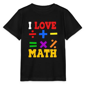 Mathematik - Stanley/Stella Kinder T-Shirt MINI CREATOR  - Schwarz - Vorne - Mikhail (115cm)