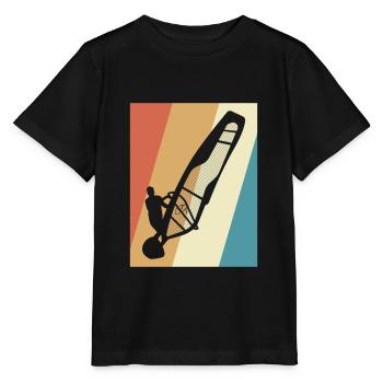 Windsurfing Windsurfers - Stanley/Stella MINI CREATOR Kids’ T-Shirt - black - Front - Mikhail (115cm)