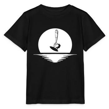 Windsurfing Windsurfers - Stanley/Stella MINI CREATOR Kids’ T-Shirt - black - Front - Mikhail (115cm)