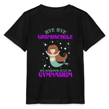 Gmynasium Meerjungfrau Grundschule Abschluss - Stanley/Stella Kinder T-Shirt MINI CREATOR  - Schwarz - Vorne - Mikhail (115cm)