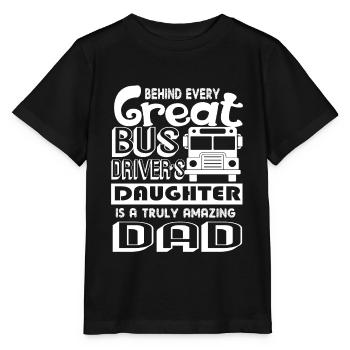 Bus Driver Bus Driver's Daughter - Stanley/Stella MINI CREATOR Kids’ T-Shirt - black - Front - Mikhail (115cm)