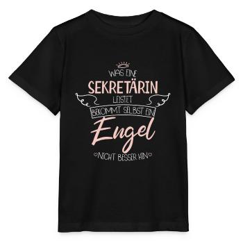 Sekretärin - Stanley/Stella Kinder T-Shirt MINI CREATOR  - Schwarz - Vorne - Mikhail (115cm)