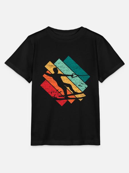 Wasserski - Stanley/Stella Kinder T-Shirt MINI CREATOR  - Schwarz