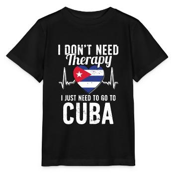 Cuba flag I Cuban Souvenirs - Stanley/Stella Kinder T-Shirt MINI CREATOR  - Schwarz - Vorne - Mikhail (115cm)