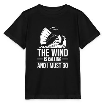 Kitesurfen Kiteboarding Kite Kiten - Stanley/Stella Kinder T-Shirt MINI CREATOR  - Schwarz - Vorne - Mikhail (115cm)