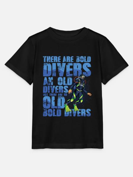 Bold and Old Divers - Stanley/Stella Kinder T-Shirt MINI CREATOR - Schwarz