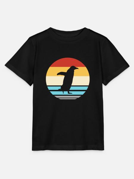 Pinguin Südpol Penguin - Stanley/Stella Kinder T-Shirt MINI CREATOR  - Schwarz