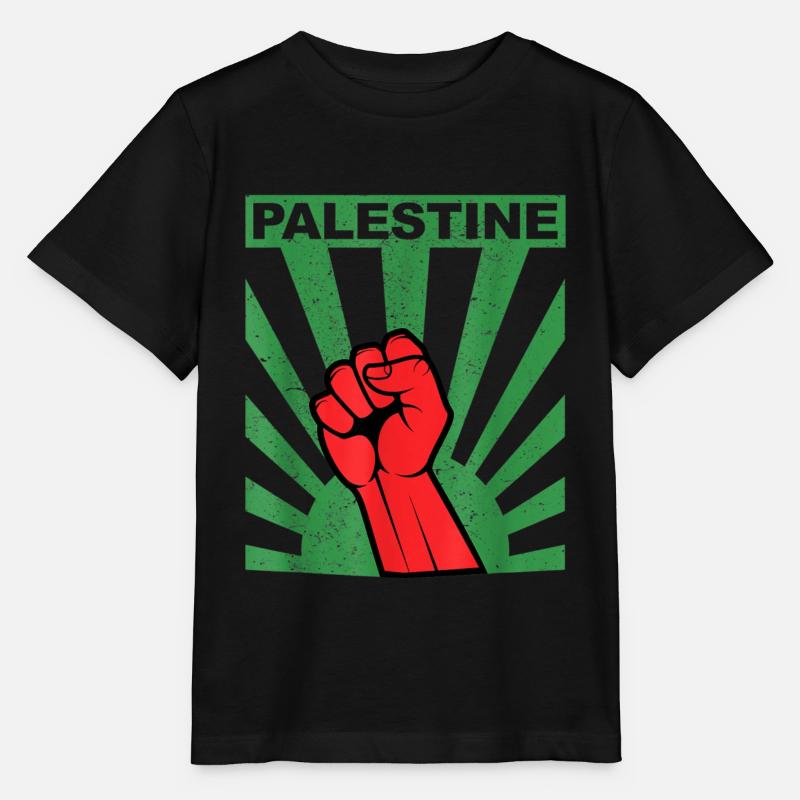 Palestine Liberté libre Liberté Gaza - T-shirt bio MINI CREATOR Stanley/Stella Enfant - noir