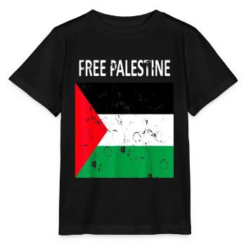 Palestine Free Freedom Free Gaza - Stanley/Stella MINI CREATOR Kids’ T-Shirt - black - Front - Mikhail (115cm)