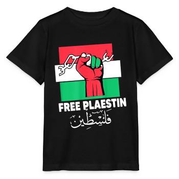Palestine Free Freedom Free Gaza - Stanley/Stella MINI CREATOR Kids’ T-Shirt - black - Front - Mikhail (115cm)