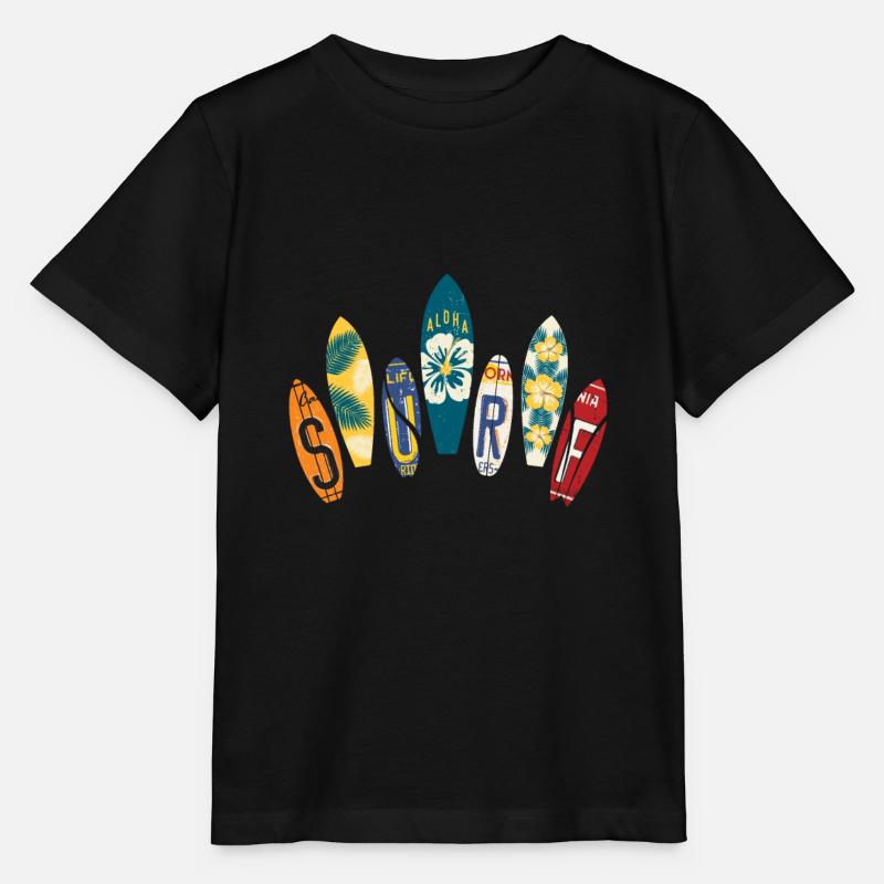 Surfs surfs surfing surf surf - T-shirt bio MINI CREATOR Stanley/Stella Enfant - noir
