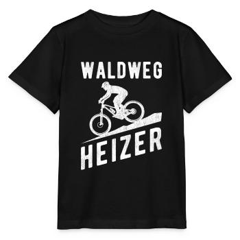 Downhill Waldweg Heizer - T-shirt bio MINI CREATOR Stanley/Stella Enfant - noir - Devant - Mikhail (115cm)