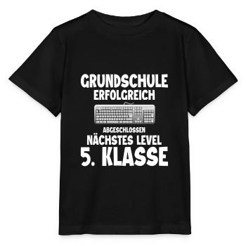 Grundschulabschluss - Stanley/Stella Kinder T-Shirt MINI CREATOR  - Schwarz - Vorne - Mikhail (115cm)