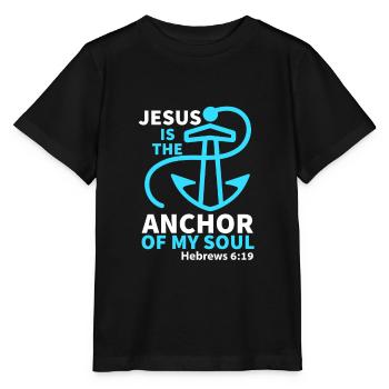 Jesus, Jesus, Jesus Christian Christian Christian - Stanley/Stella MINI CREATOR Kids’ T-Shirt - black - Front - Mikhail (115cm)