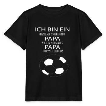 Soccer Team Fußball Torwart Kicken Jungs outfit - Stanley/Stella Kinder T-Shirt MINI CREATOR  - Schwarz - Vorne - Mikhail (115cm)
