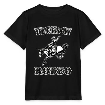 Rodeo - Stanley/Stella Kinder T-Shirt MINI CREATOR  - Schwarz - Vorne - Mikhail (115cm)