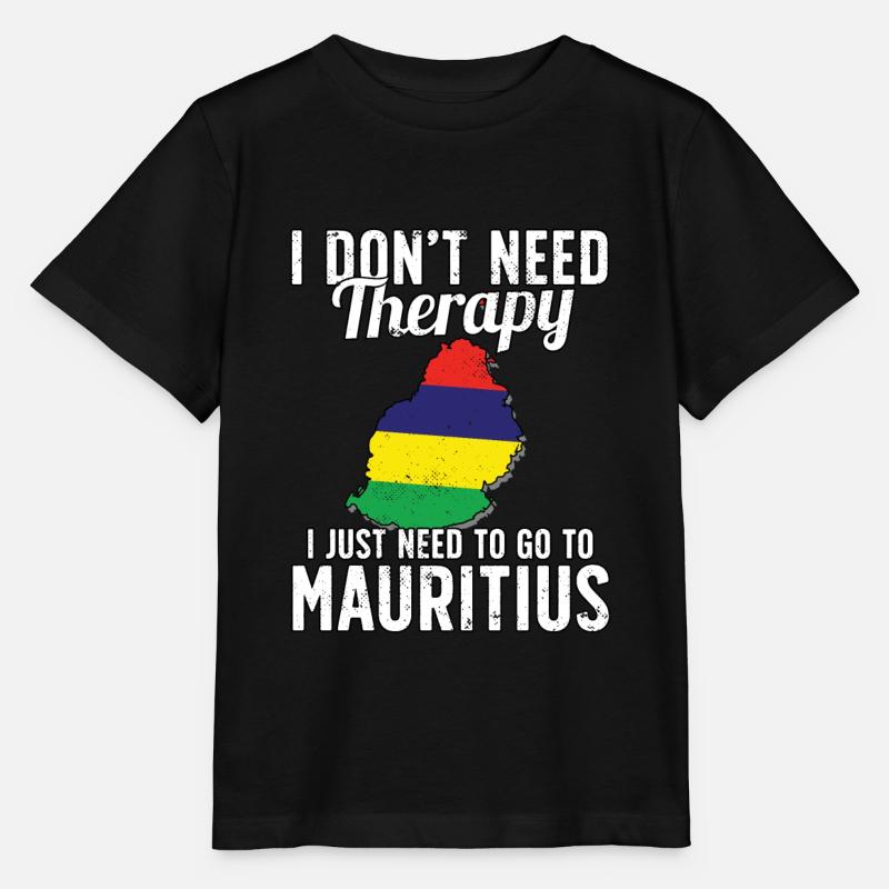 Maurice flag I Maurice Souvenirs - T-shirt bio MINI CREATOR Stanley/Stella Enfant - noir