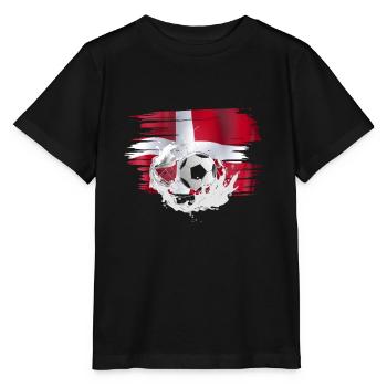 Denmark Fan Articles Football - Stanley/Stella MINI CREATOR Kids’ T-Shirt - black - Front - Mikhail (115cm)