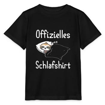 Sommeil sommeil pyjama Chill paresseux sommeil - T-shirt bio MINI CREATOR Stanley/Stella Enfant - noir - Devant - Mikhail (115cm)
