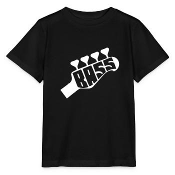 Bass Gitarre Bassgitarre Basser Bassist - Stanley/Stella Kinder T-Shirt MINI CREATOR  - Schwarz - Vorne - Mikhail (115cm)