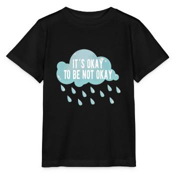 MENTAL HEALTH Awareness it’s okay to be not okay - T-shirt bio MINI CREATOR Stanley/Stella Enfant - noir - Devant - Mikhail (115cm)
