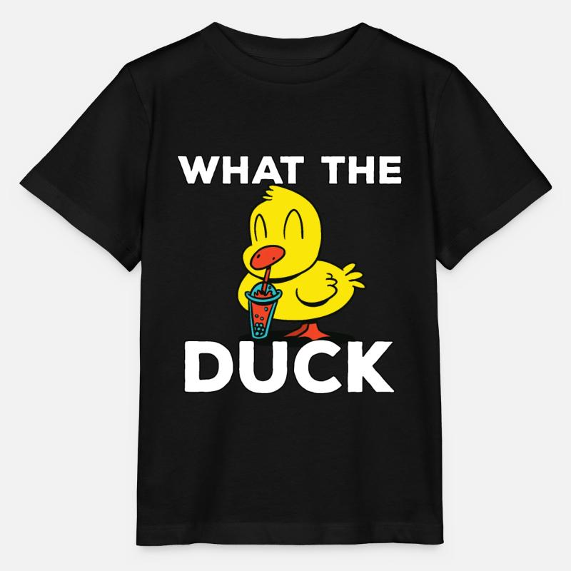 J’aime les canards canards - T-shirt bio MINI CREATOR Stanley/Stella Enfant - noir