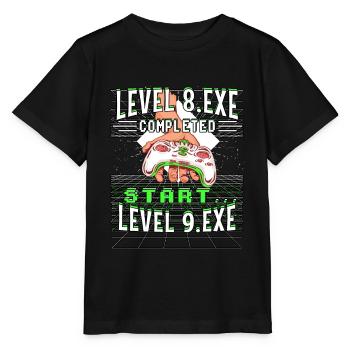 9ème anniversaire d’enfant niveau 8.exe Gaming 9 ans - T-shirt bio MINI CREATOR Stanley/Stella Enfant - noir - Devant - Mikhail (115cm)