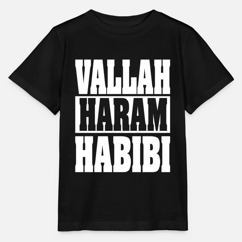 Vallah Haram Habibi Bruder - Stanley/Stella Kinder T-Shirt MINI CREATOR  - Schwarz