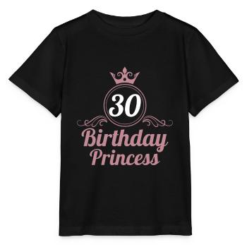 30. Geburtstag 30 Jahre 30er Birthday Princess - Stanley/Stella Kinder T-Shirt MINI CREATOR  - Schwarz - Vorne - Mikhail (115cm)