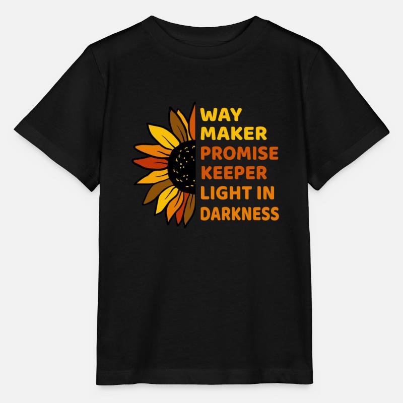 Waymaker & Christliche Kleidung - Stanley/Stella Kinder T-Shirt MINI CREATOR  - Schwarz